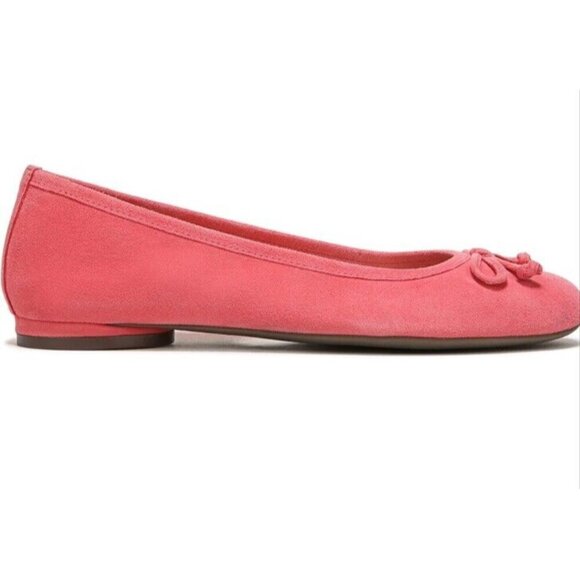 Vionic Suede Callisto Ballet Flat Womens 10 Shell‎ Pink Arch Support New - Picture 4 of 7